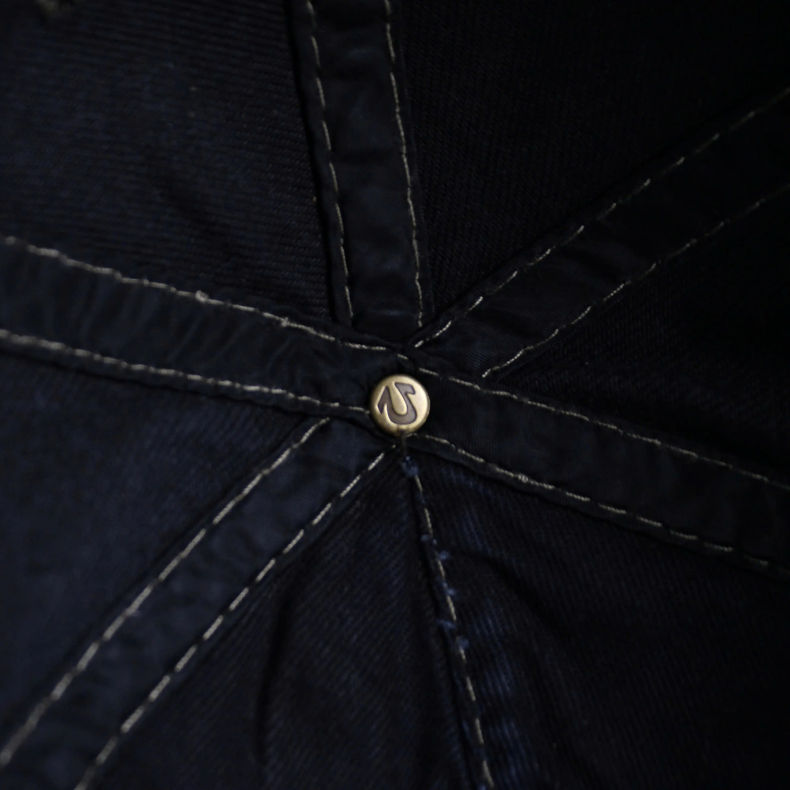 Nón nam, mũ lưỡi trai Ông Địa 35 phối vải jeans form đẹp thời trang đường phố