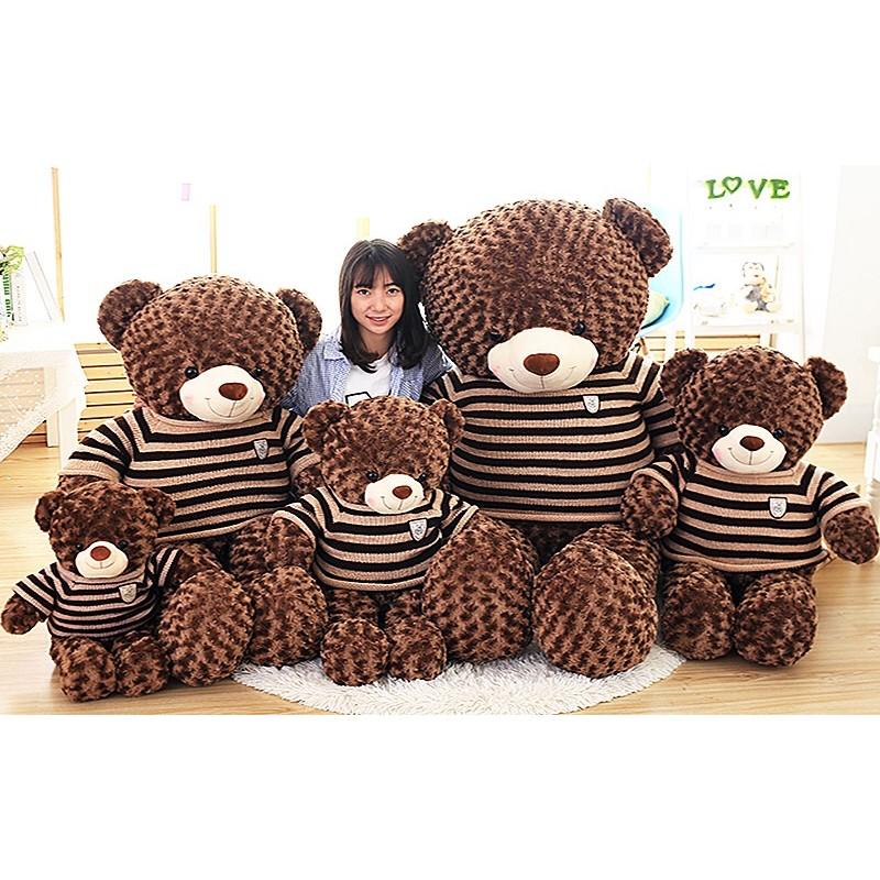 Gấu bông Teddy mặc áo, Teddy nhồi bông