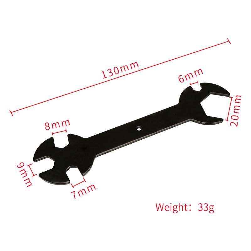 3D Máy In MK8 MK10 Bộ Cờ Lê Chéo Ổ Cắm Cờ Lê để Vệ Sinh Đầu Phun Bằng Đồng Bàn Chải Dụng Cụ Nhíp L Cờ Lê Cho Ender 3 5 CR-10