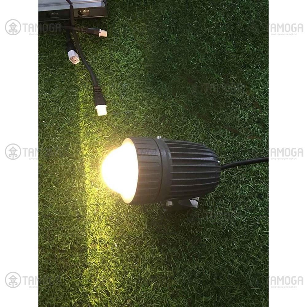 ◕ Đèn rọi tường cột cây ngoài trời DR 3021 - 10W thân đen as vàng