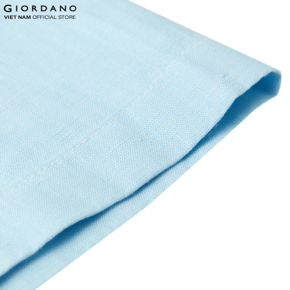 Áo Sơ Mi Nam Linen Ngắn Tay Loang Màu Giordano 01042242