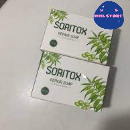 Combo 2 Hộp Xà Phòng Thảo Dược Soritox Soap Chăm Sóc Da,Mờ Thâm,Sạch Mụn,Sáng Da,Làm Đẹp Da