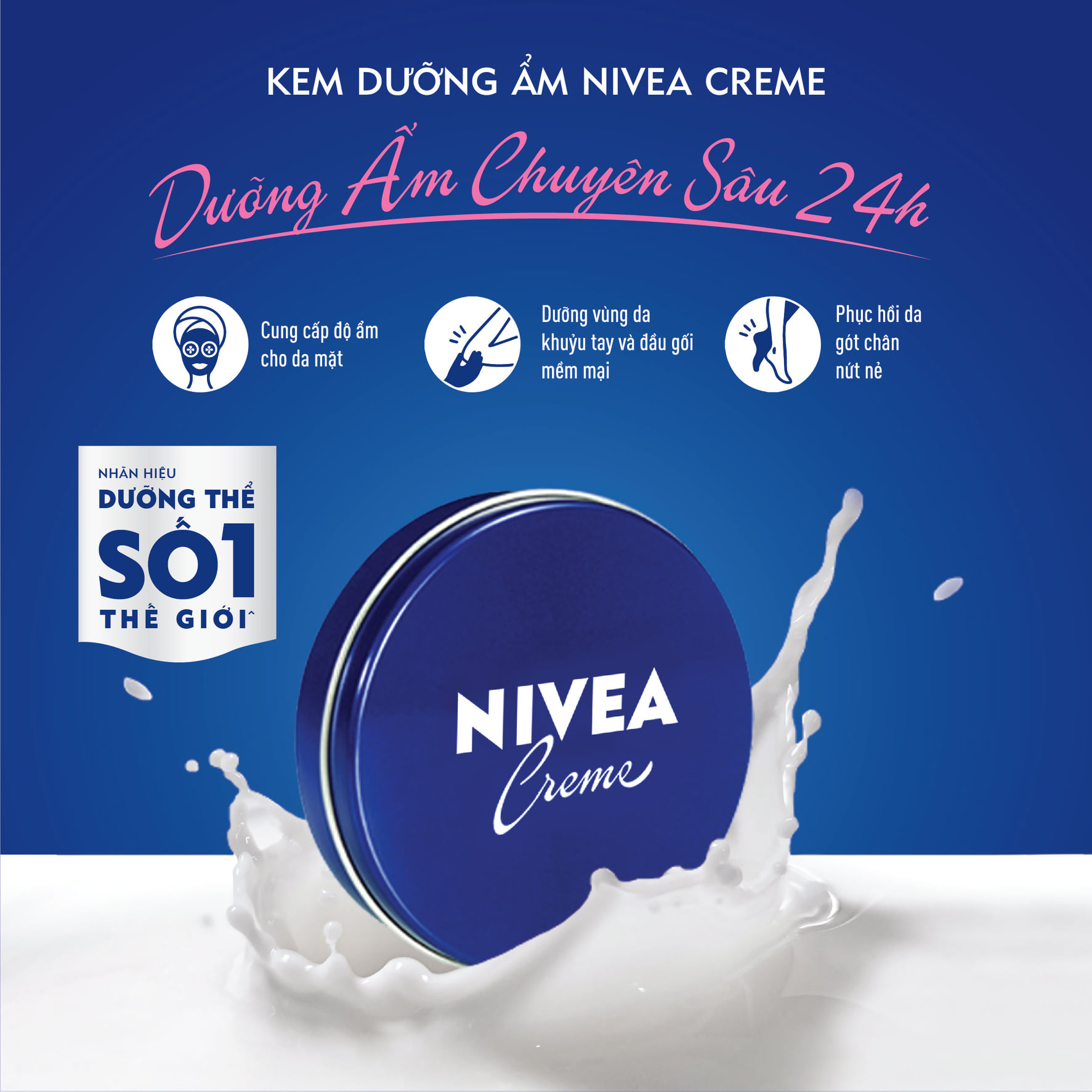 Kem Dưỡng Ẩm Da NIVEA Crème (150 ml) - 80104