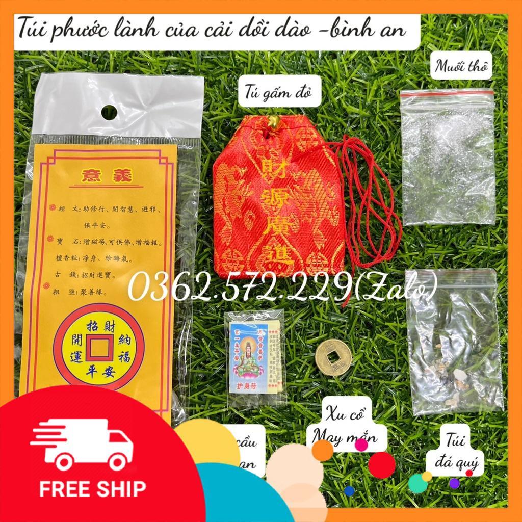 Sỉ Túi Phước Lành Chiêu Hút Tài Lộc Của Cải Cầu Bình An May Mắn Để Túi Sách, Ví MAng Theo Người Hoặc Để Tủ Đồ