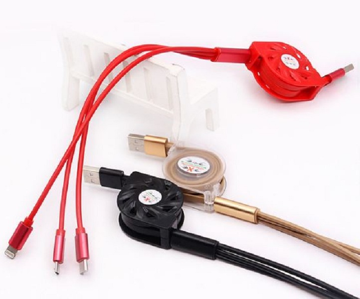 Cáp sạc 3 đầu - Cáp sạc đa năng