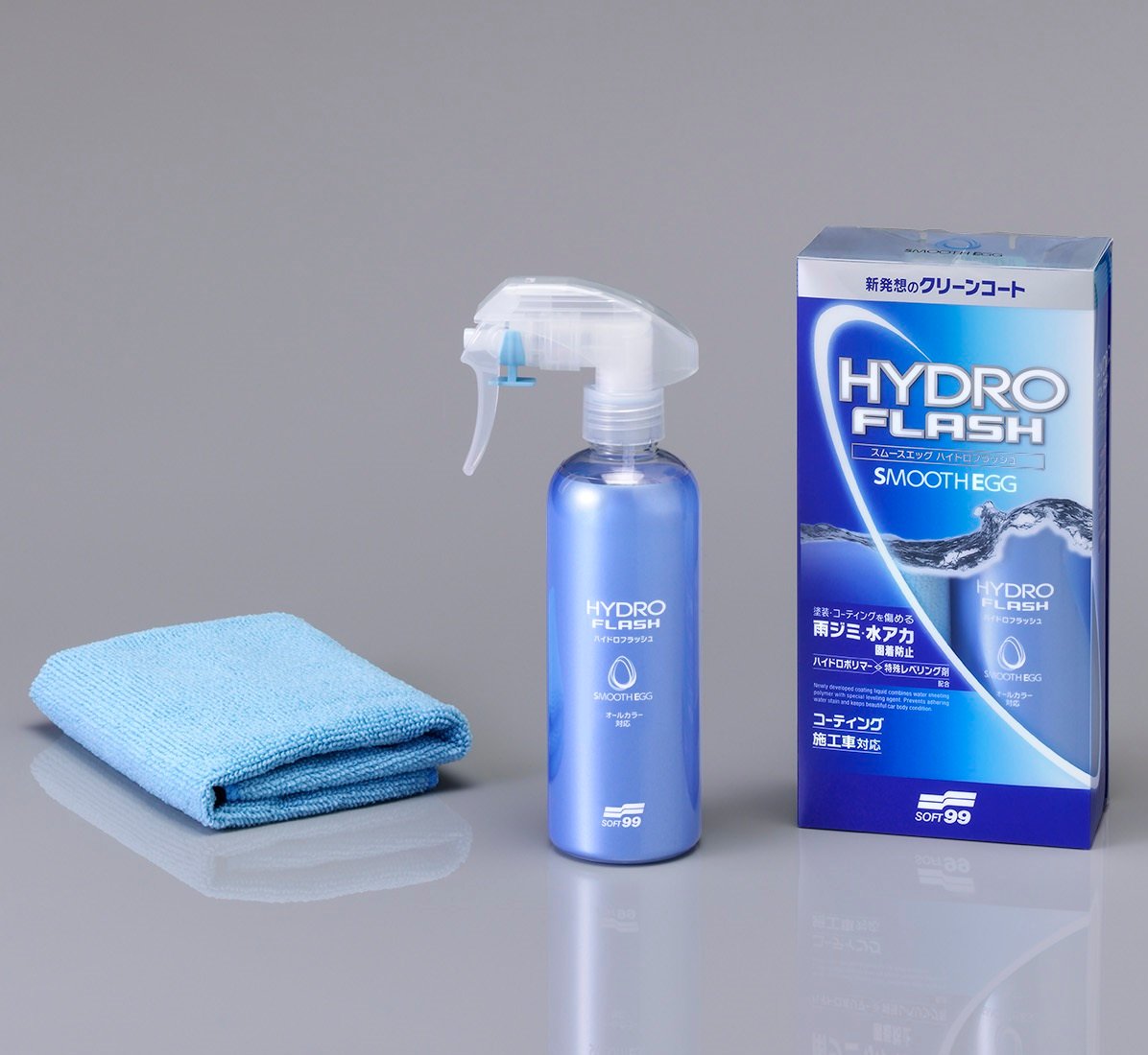 Chai Phủ Bóng, Chống Bám Nước Nhanh Smooth Egg Hydro Flash Soft99 W-521