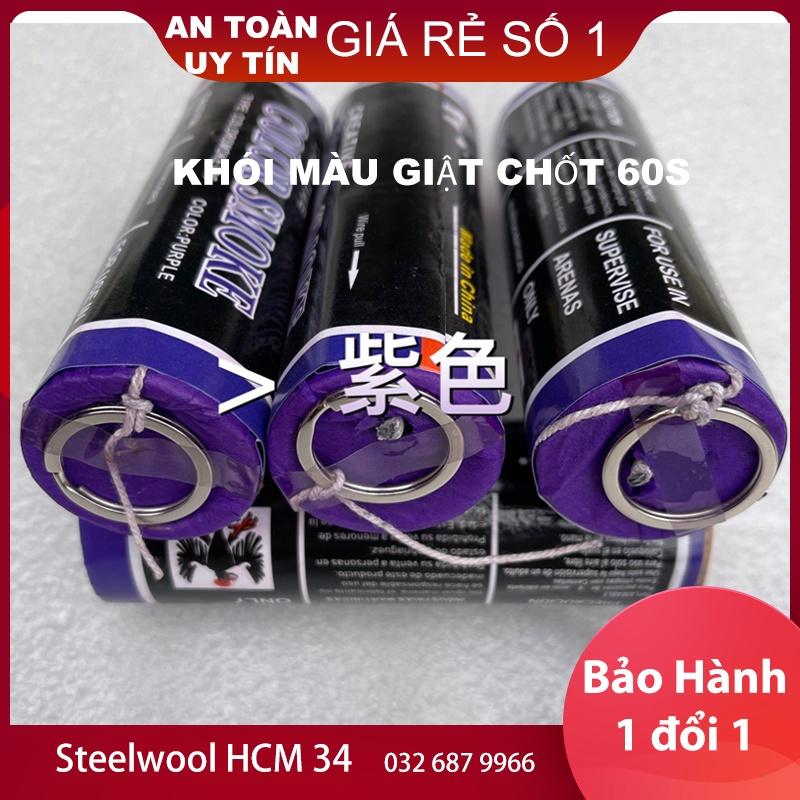 khói màu giật chốt 60s cao cấp màu tươi đẹp combo5 trái
