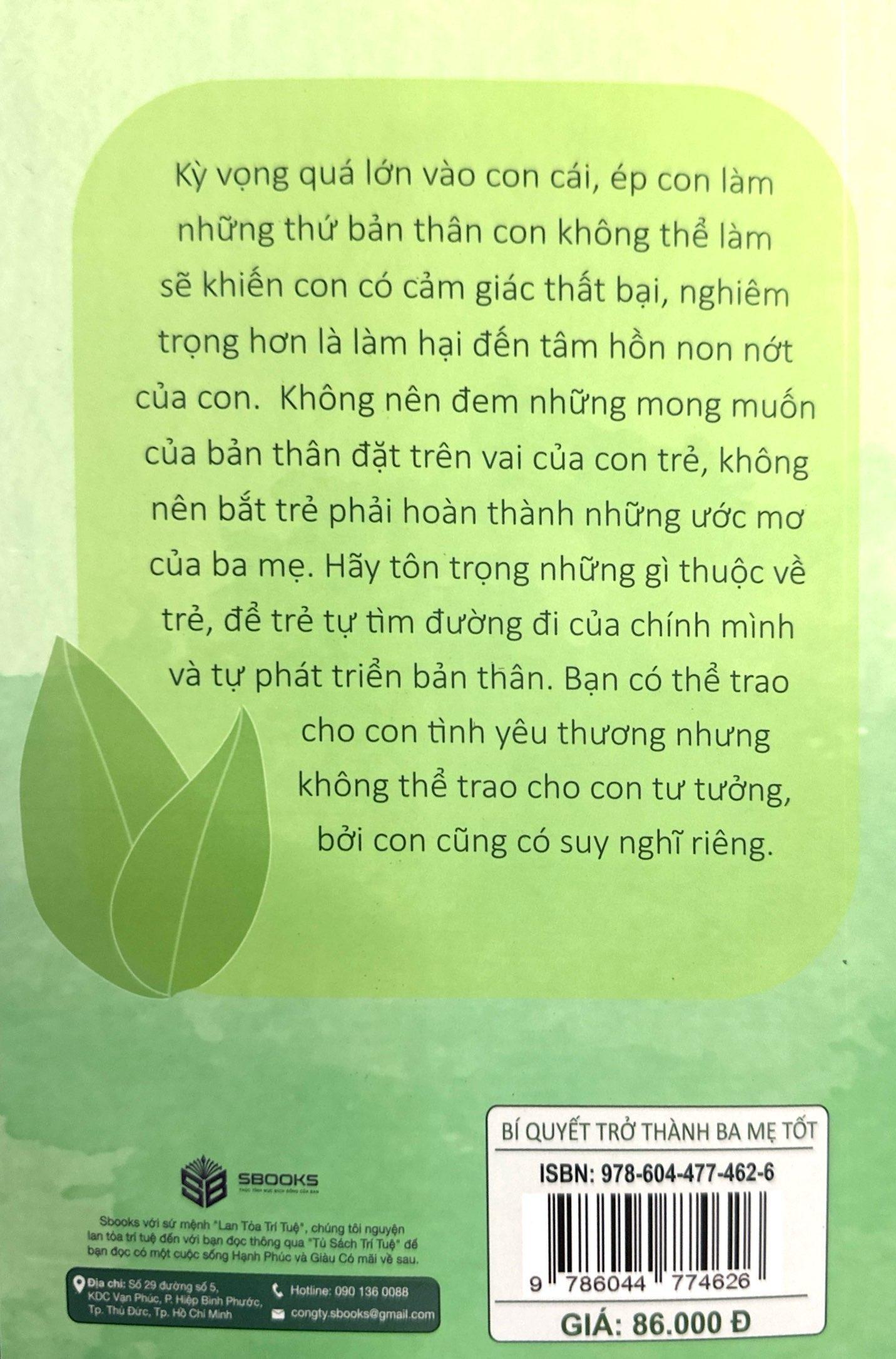 Dạy Con Tự Chủ - Bí Quyết Trờ Thành Ba Mẹ Tốt