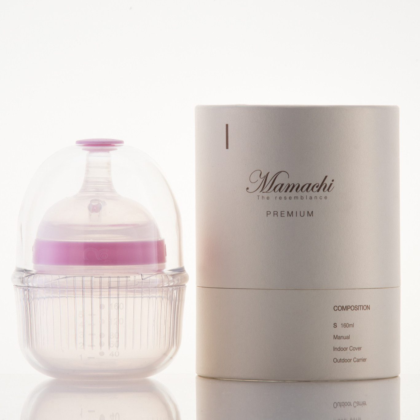Bình sữa núm ti cao su Silicone Mamachi dòng Premium - Mamachi Baby Bottle Premium