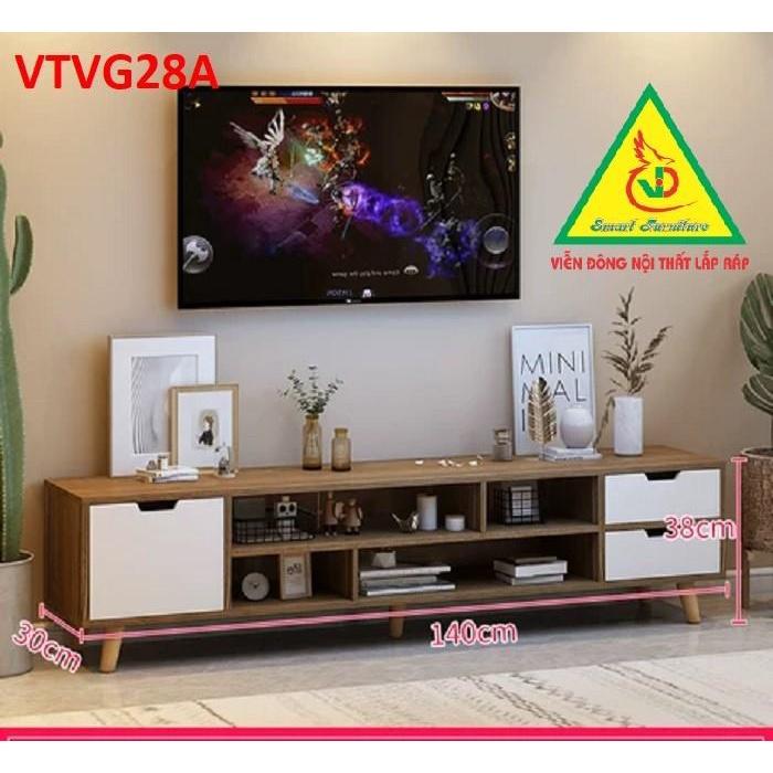 Kệ Tivi Hiện Đại cho phòng khách VTVG28A- Nội thất lắp ráp Viendong Adv