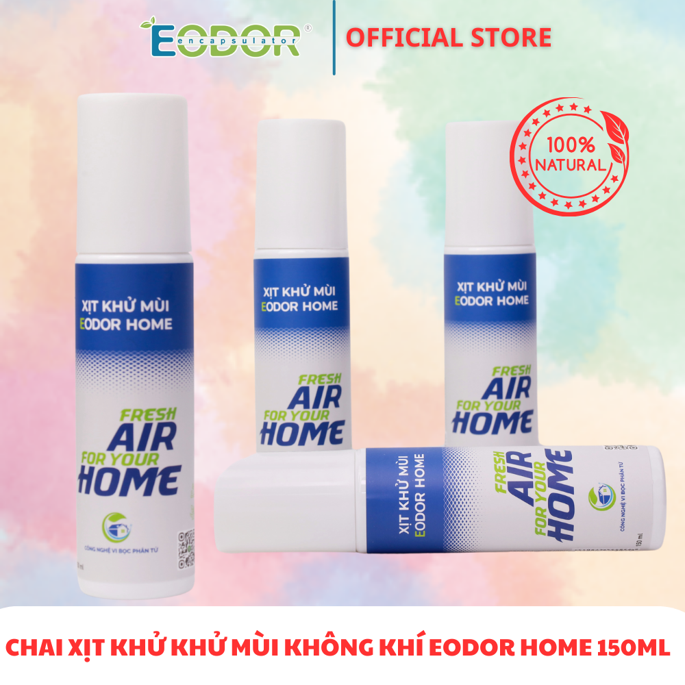 Xịt Khử Mùi Phòng Cao Cấp EODOR HOME 150ml. Khử Mùi Không Gian Làm Việc, Văn Phòng