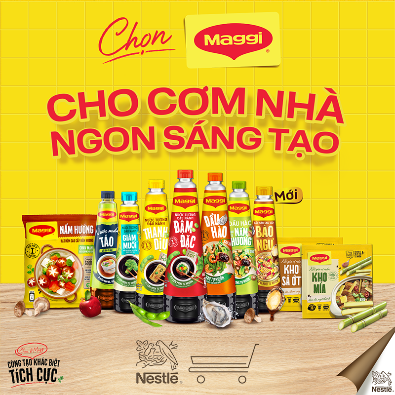 Combo 10 gói Xốt gia vị nền Maggi Kho sả ớt