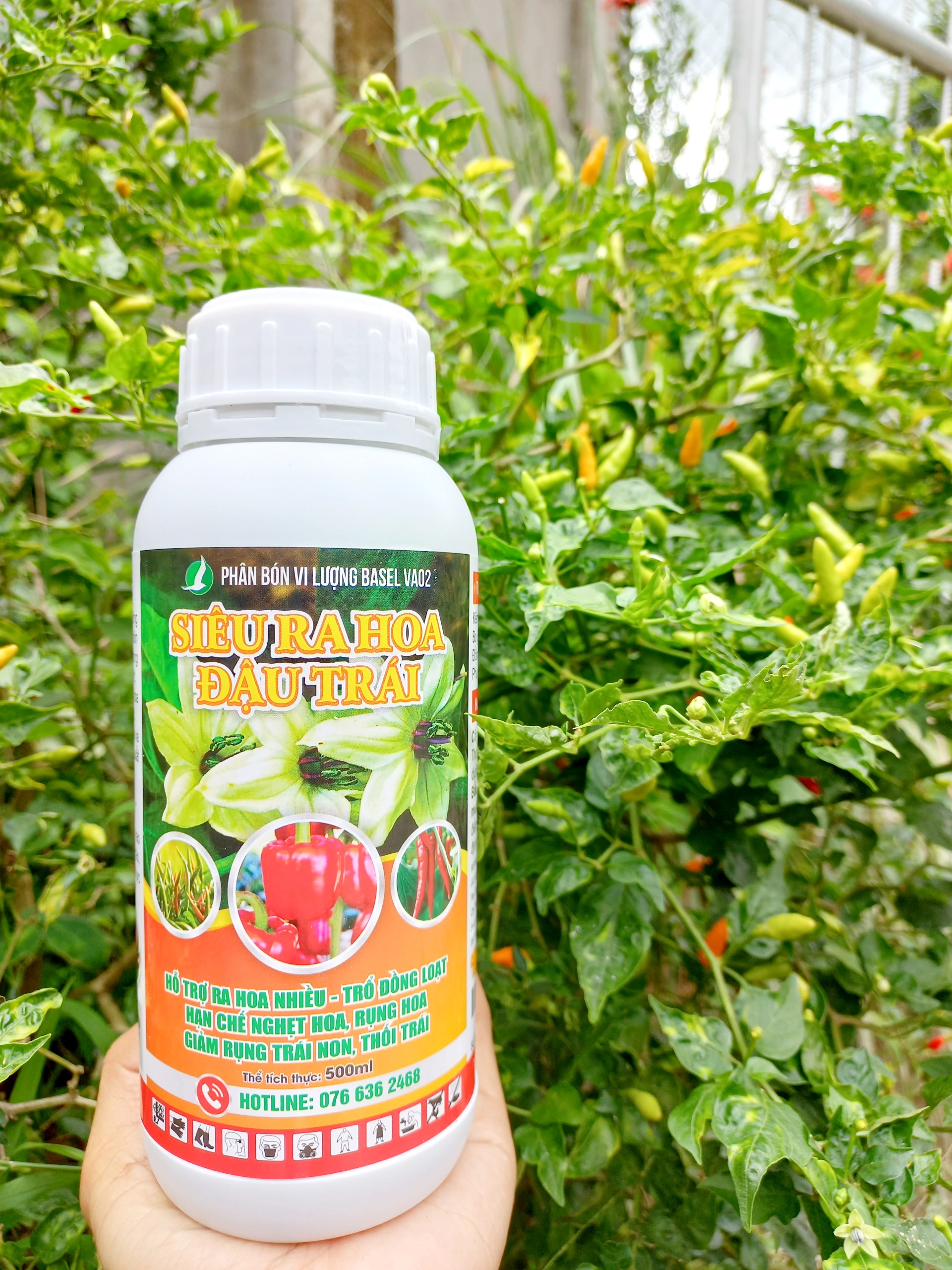 SIÊU RA HOA 500ML - TĂNG RA HOA , HẠN CHẾ RỤNG HOA, NUÔI TRÁI CHUYÊN DÙNG CHO RAU MÀU