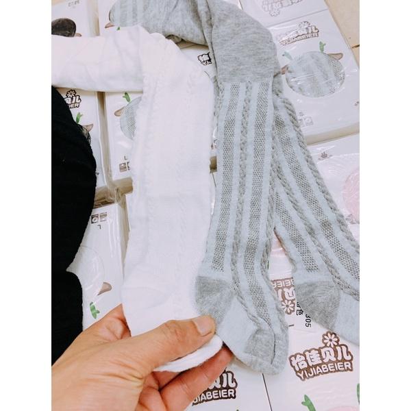 Quần tất cho bé, quần tất lưới bé gái hàng xuất Hàn mặc được 4 mùa Xu Xu Kids size từ 6 tháng đến 4 tuổi