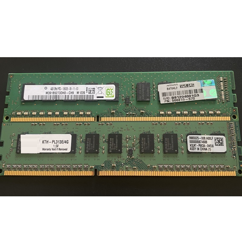 Ram ECC UDIMM (ECC UNBUFFERED) DDR3 4GB bus 1333