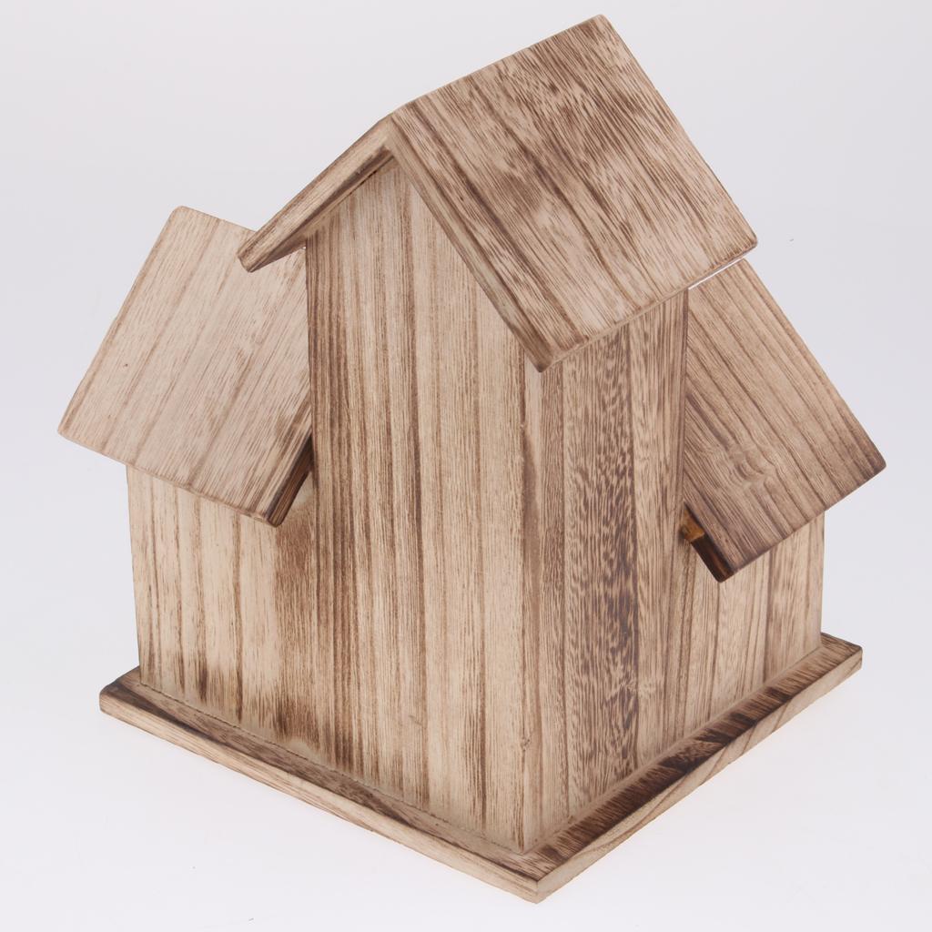 Bird House Nest Dox Wood Nest House Bird Box Wood Birdhouse Garden Decor