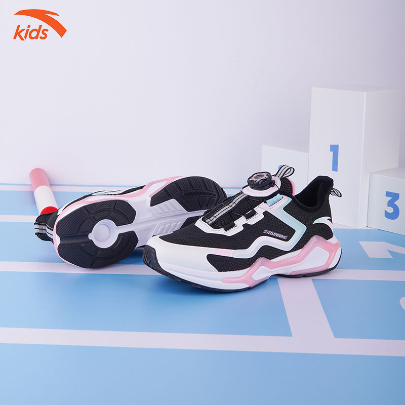 Giày Chạy Thể Thao Bé Gái Anta Kids GONGSU 2.0 W322345505 Size 33-38