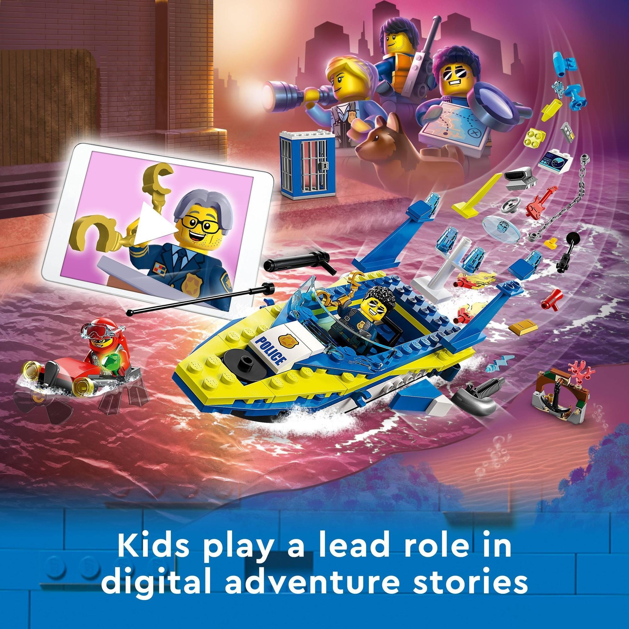 LEGO City 60355 Nhiệm Vụ Thám Tử Của Cảnh Sát Biển (278 chi tiết)