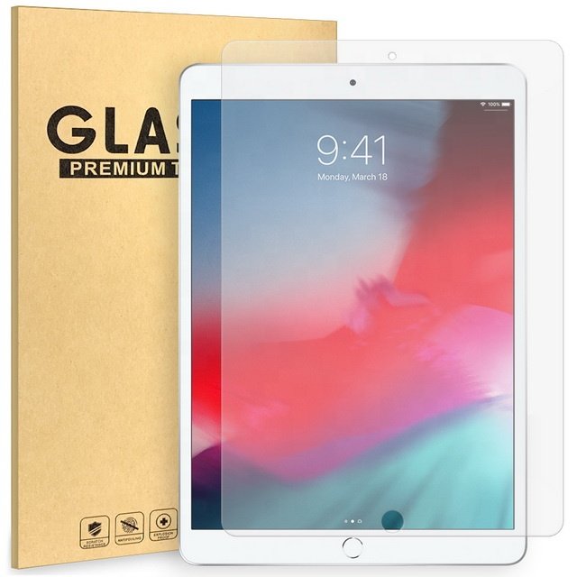 Kính cường lực 9H full HD cho ipad 10.2 inch - tương thích với ipad có mã model A2197, A2198, A2200, A2270, A2428, A2429, 2430 - Hàng chính hãng