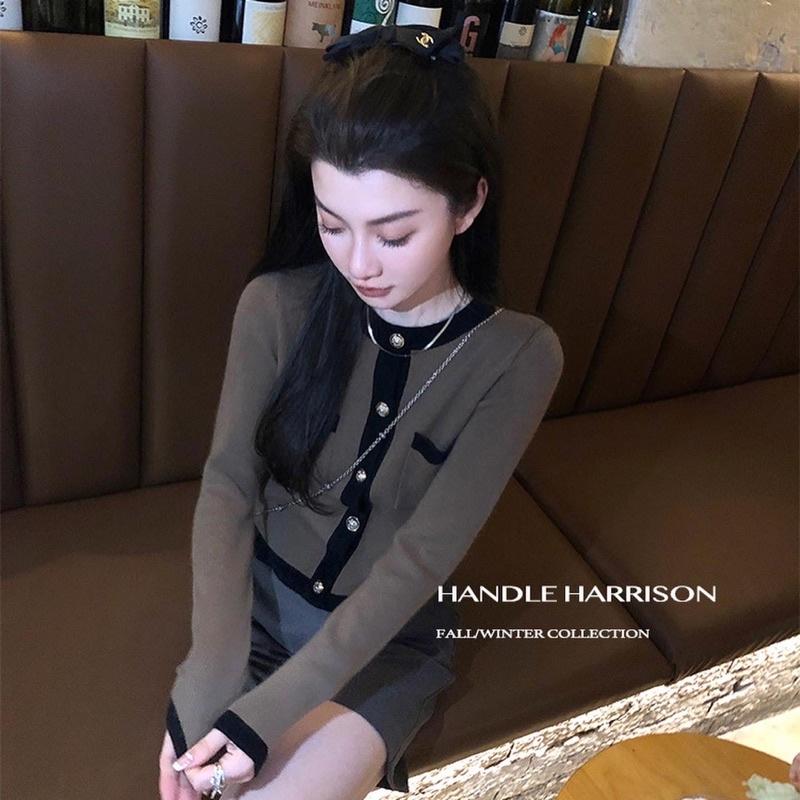 Áo khoác len cardigan dáng lửng handle cao cấp