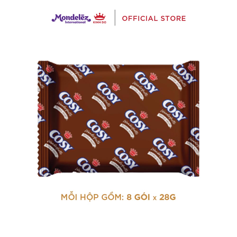 Combo 2 Hộp Bánh Quy COSY Wonderfulls Hạt Sôcôla Yến Mạch Gấp Đôi Sôcôla 2x224g