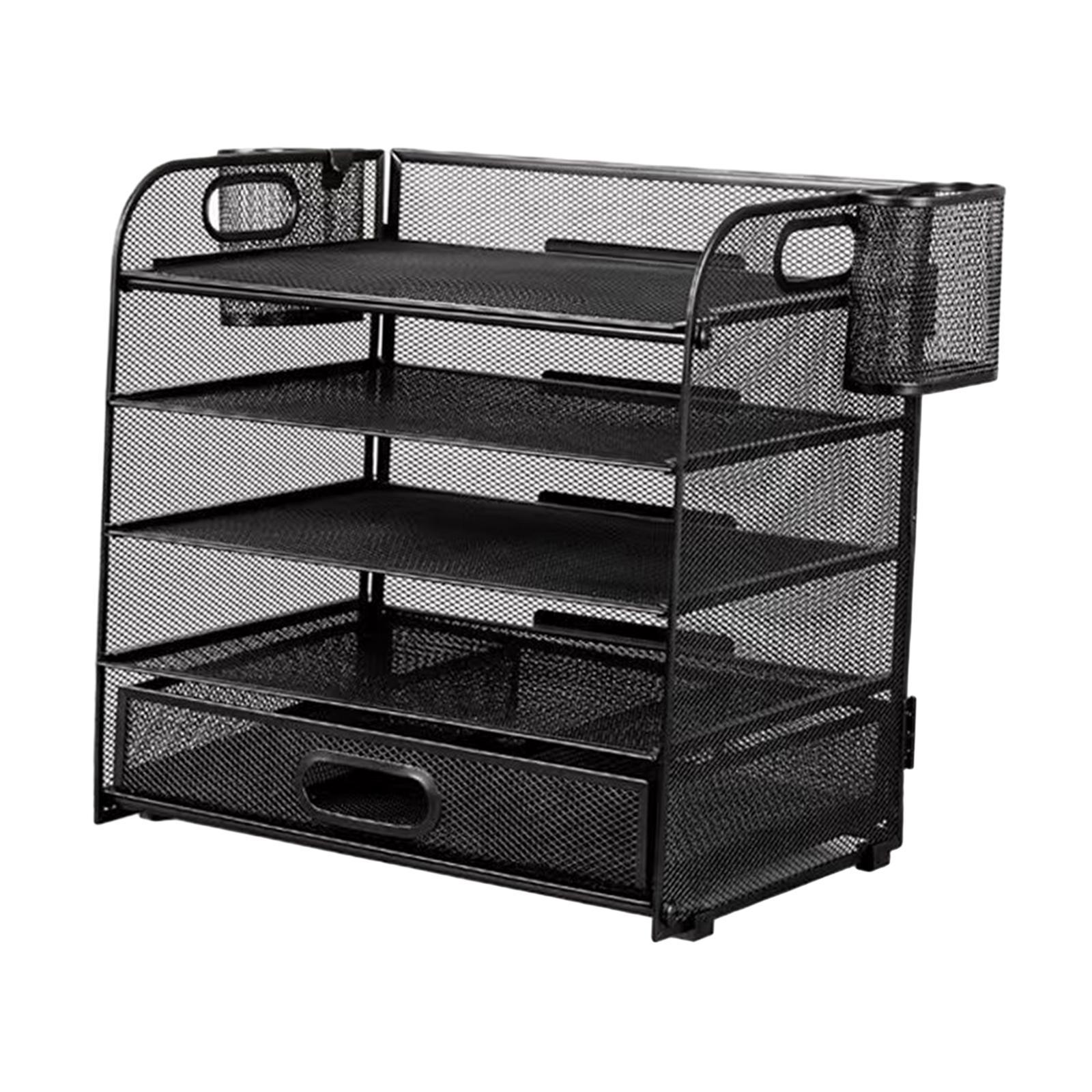 Mesh File Letter Tray Letter Tray Paper Organizer for Home Office Stationery