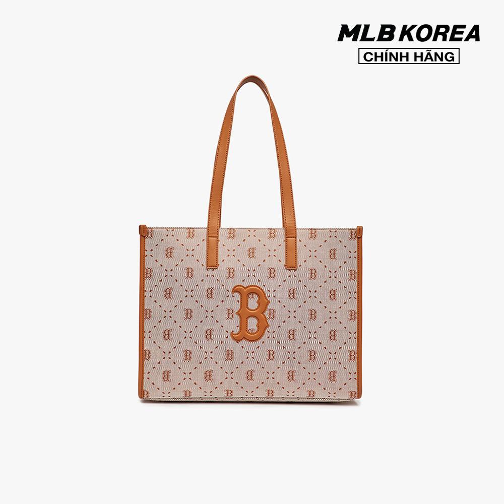 MLB - Túi tote unisex phom chữ nhật Big Diamond Monogram Jacquard 3AORL013N