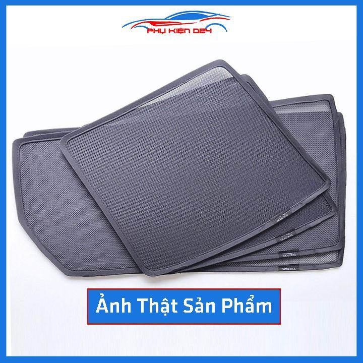 Bộ 4 rèm chắn nắng nam châm Tucson 2016-2017-2018-2019 khung cố định chống tia UV