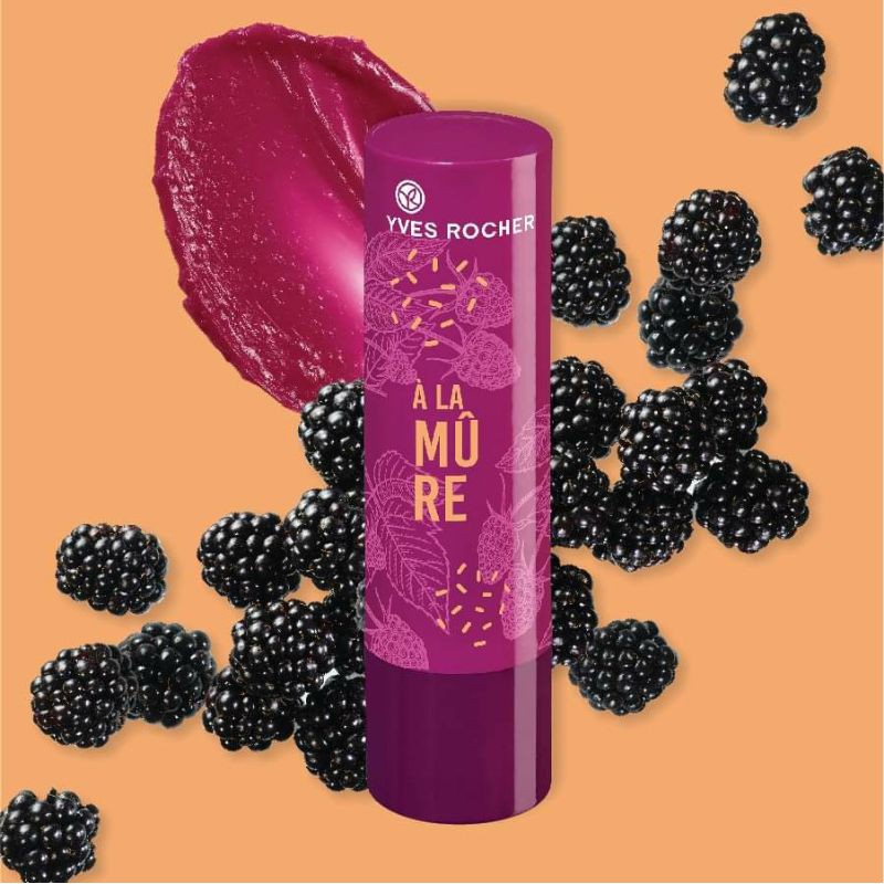 Son Dưỡng Môi Chiêt Xuất Qủa Mâm Xôi Đen Yves Rocher Blackberry Lip Balm 4.8g