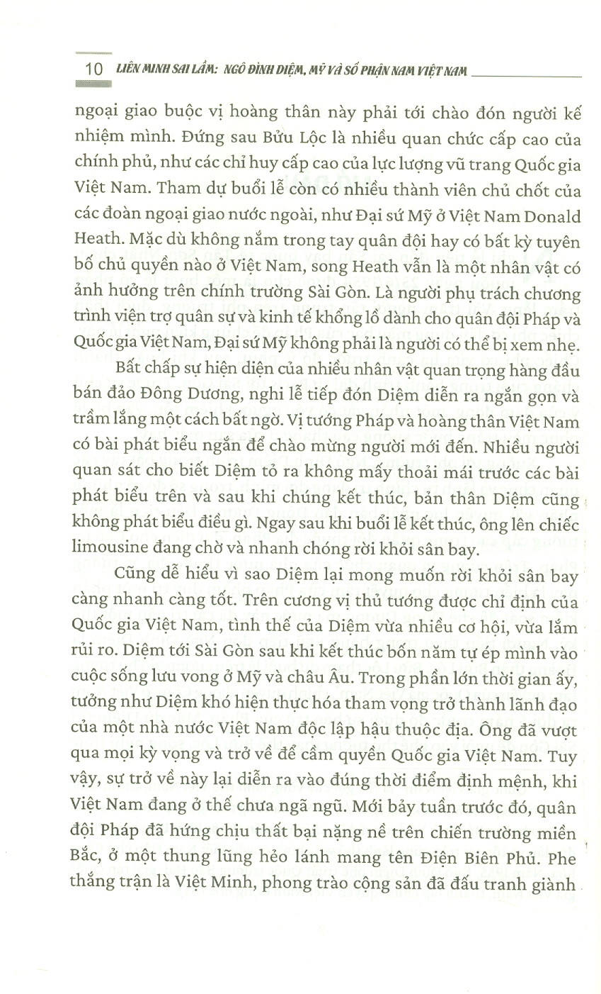 [Tái bản có bổ sung năm 2024] LIÊN MINH SAI LẦM: NGÔ ĐÌNH DIỆM, MỸ VÀ SỐ PHẬN NAM VIỆT NAM - Edward Miller - NXB Chính Trị Quốc Gia Sự Thật.