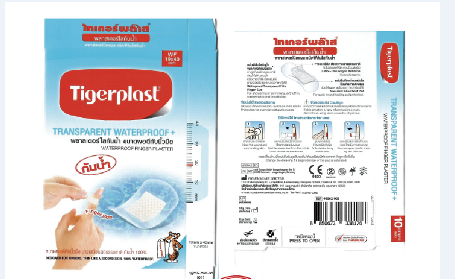 Băng gạc trong suốt Tigerplast waterproof