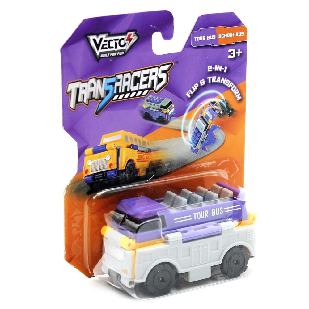 Đồ Chơi Xe Biến Hình Transracers Tour Bus / School Bus - Vecto VN463875-10