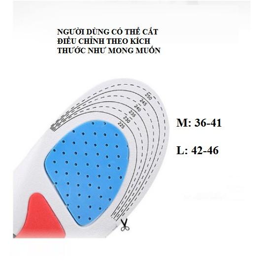 Miếng lót giày thể thao chuyên dụng cao cấp, lót đế giày siêu êm chân, khoáng khí, khử mùi hôi, siêu tiện dụng