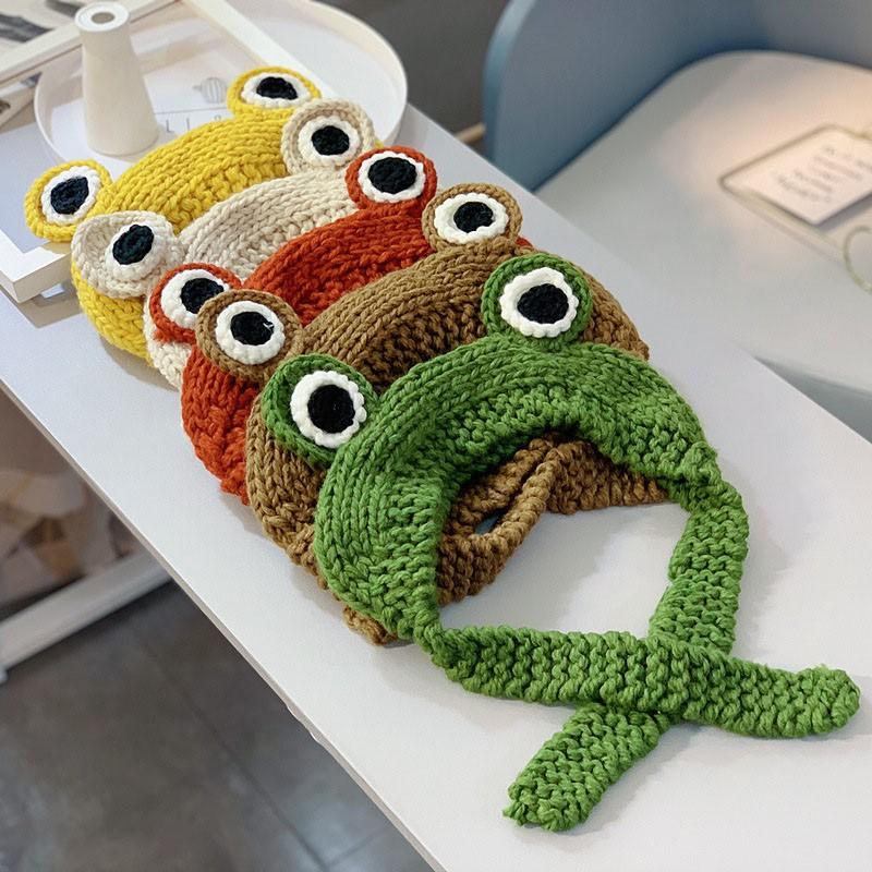 Mũ len tai ếch ngộ nghĩnh