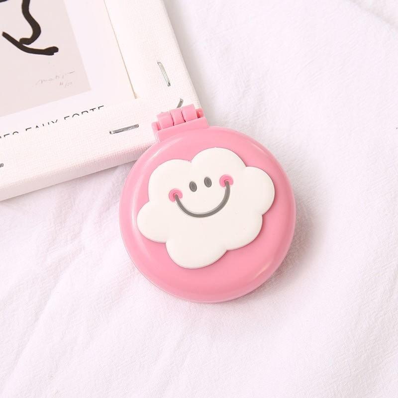 Gương kèm lược chải tóc 2 IN 1 mini cute