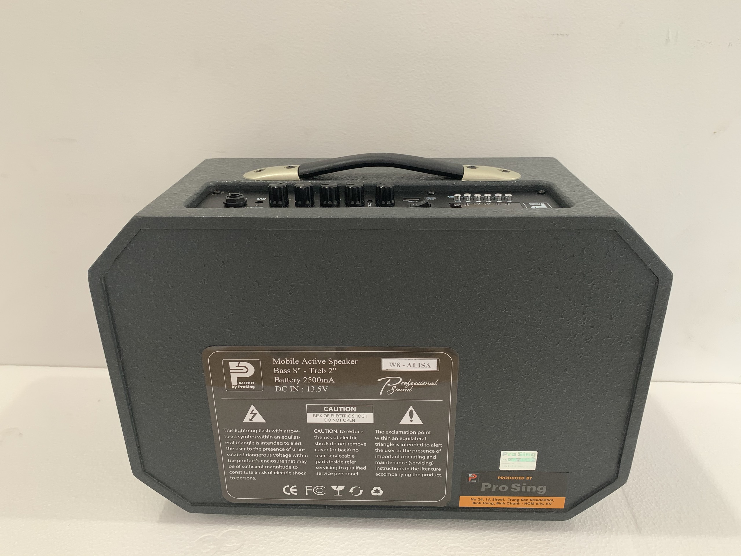 Loa Xách Tay “PROSING W8 ” Karaoke di động – Micro UHF – SẢN PHẨM CHÍNH HÃNG