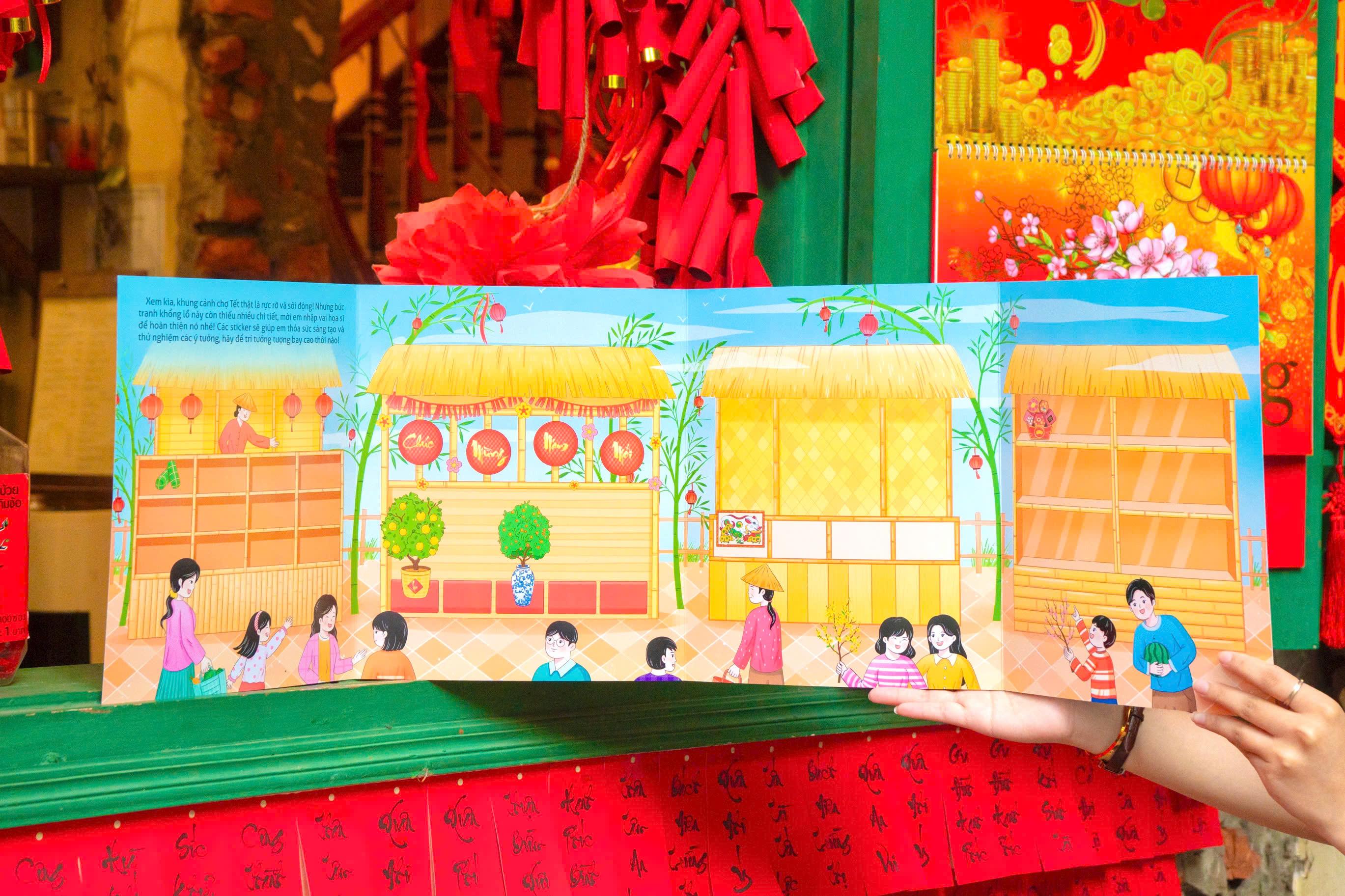 Sách - Sách Khổng Lồ Về Tết - Em Đi Chợ Tết - Bìa Cứng