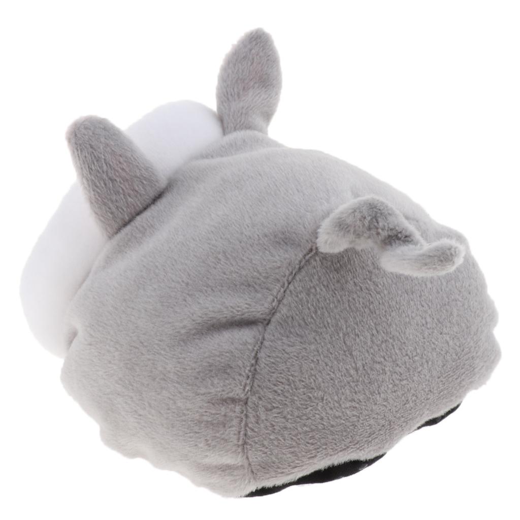 2xWinter Warm Rabbit Guinea Pig Hamster House Bed Cute Small Animals gray