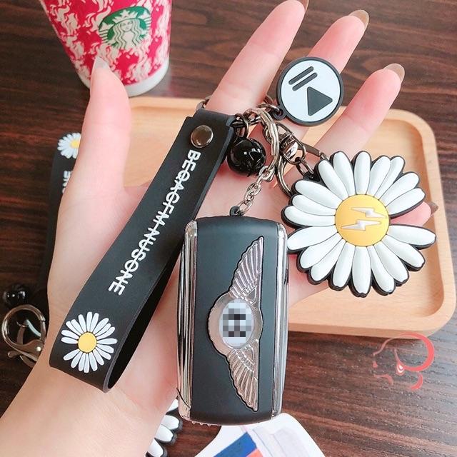 Móc Khoá Hoa Cúc GD cao su Ulzzang