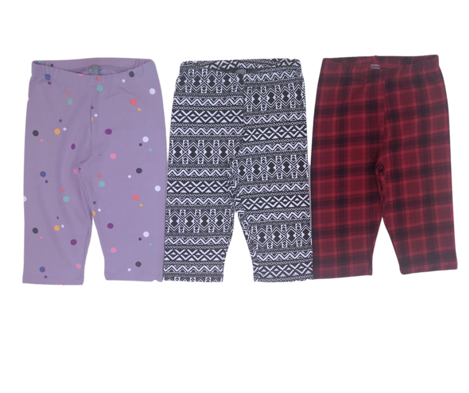 Quần legging bé gái lửng họa tiết độc đáo cho bé từ 16 kg đến 40 kg mặc mùa hè ẢNH THẬT 100%