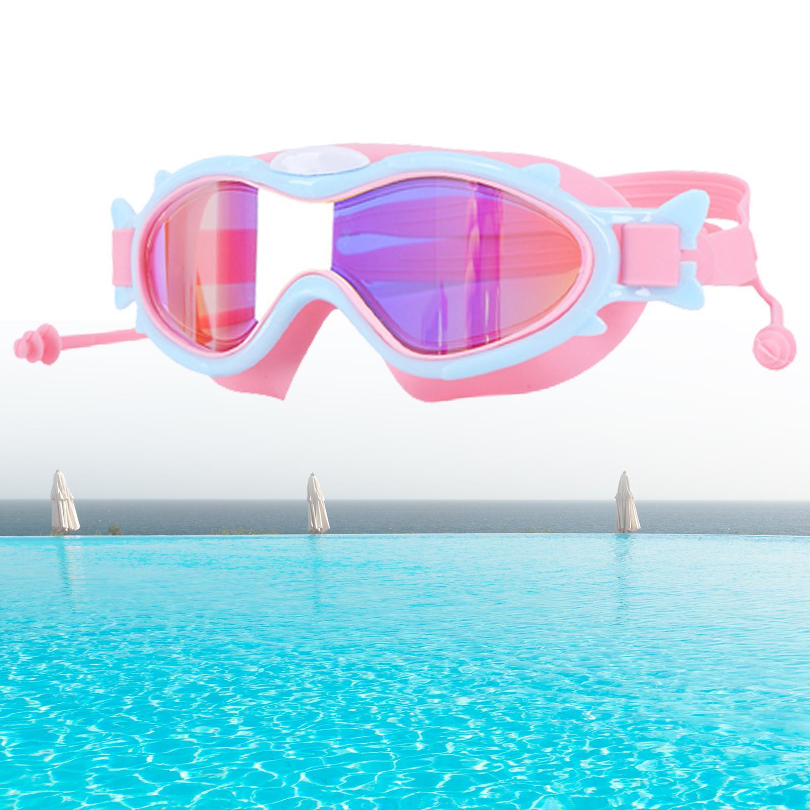 Kids Swimming Goggles with Ear Swim Goggles for Kids 6-14 Boys Girls