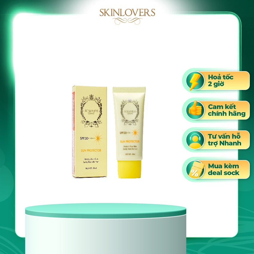Kem Chống Nắng Không Tan Trong Nước SPF50 Skinlovers (40ml) - SKLV0150