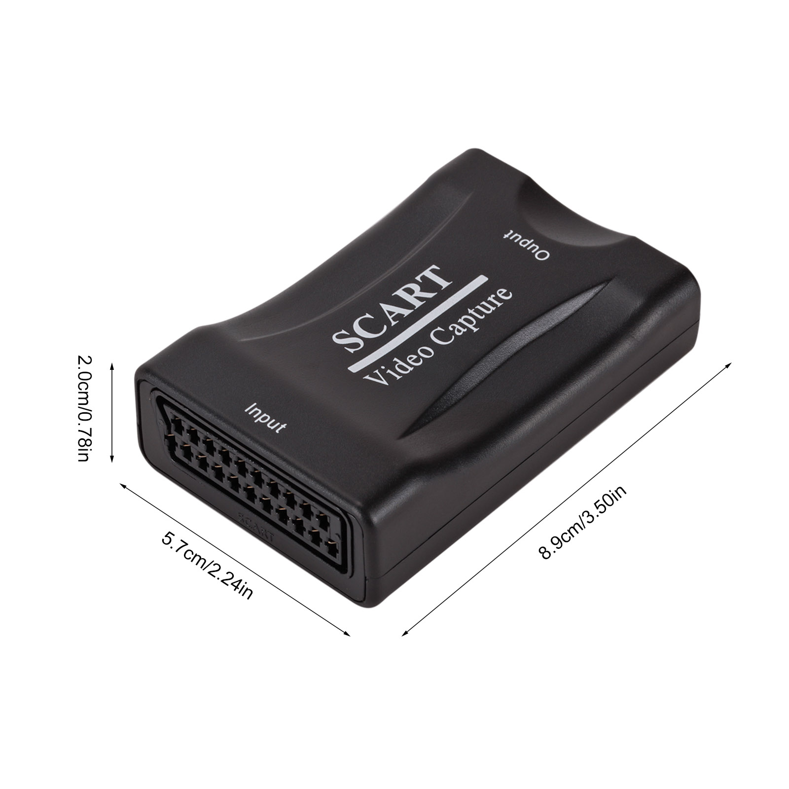 Thẻ Ghi Scart Capture1080p USB 2.0 Home Office DVD Grabber Plug And Play