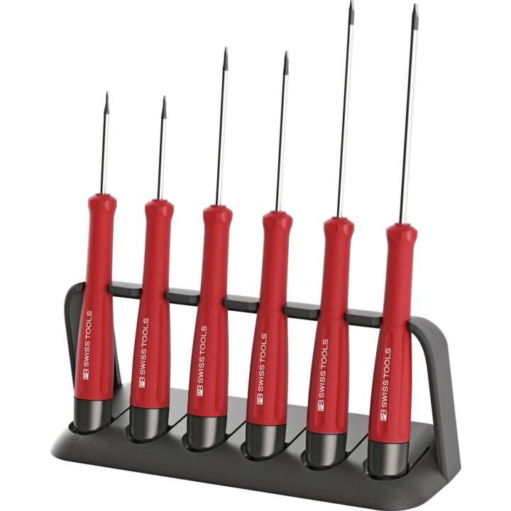 Bộ Tua Vít 6 Chiếc Mở Linh Kiện Điện Tử Mũi Dẹp Pb Swiss Tools Pb 8640 - Hàng Chính Hãng 100% từ Thụy Sĩ