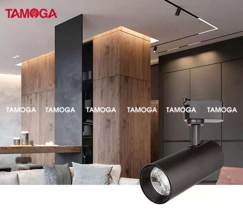 Đèn led rọi ray ống bơ công suất 20W TAMOGA VABIX DR02