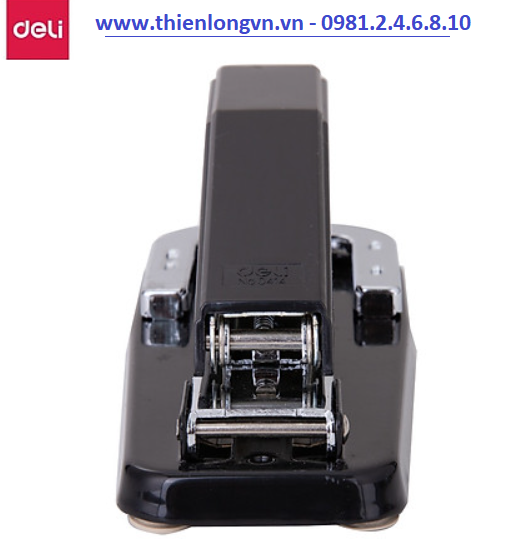 Dập ghim số 3 xoay chiều Deli - E0414 màu đen