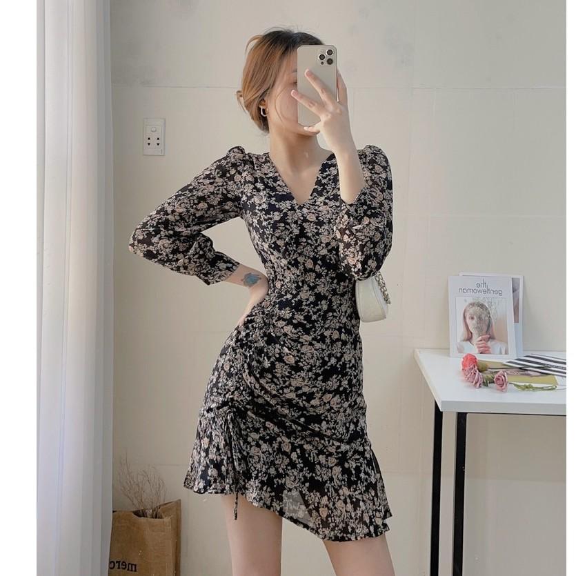 ĐẦM HOA RÚT ĐÙI - MÈO INDA HOUSE