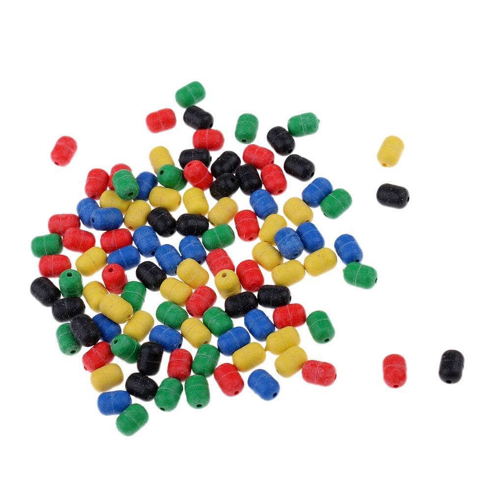 2-8pack 100Pcs Carp Bait Soft Beads Sea Fishing Lure Floating Beads Float Tackle