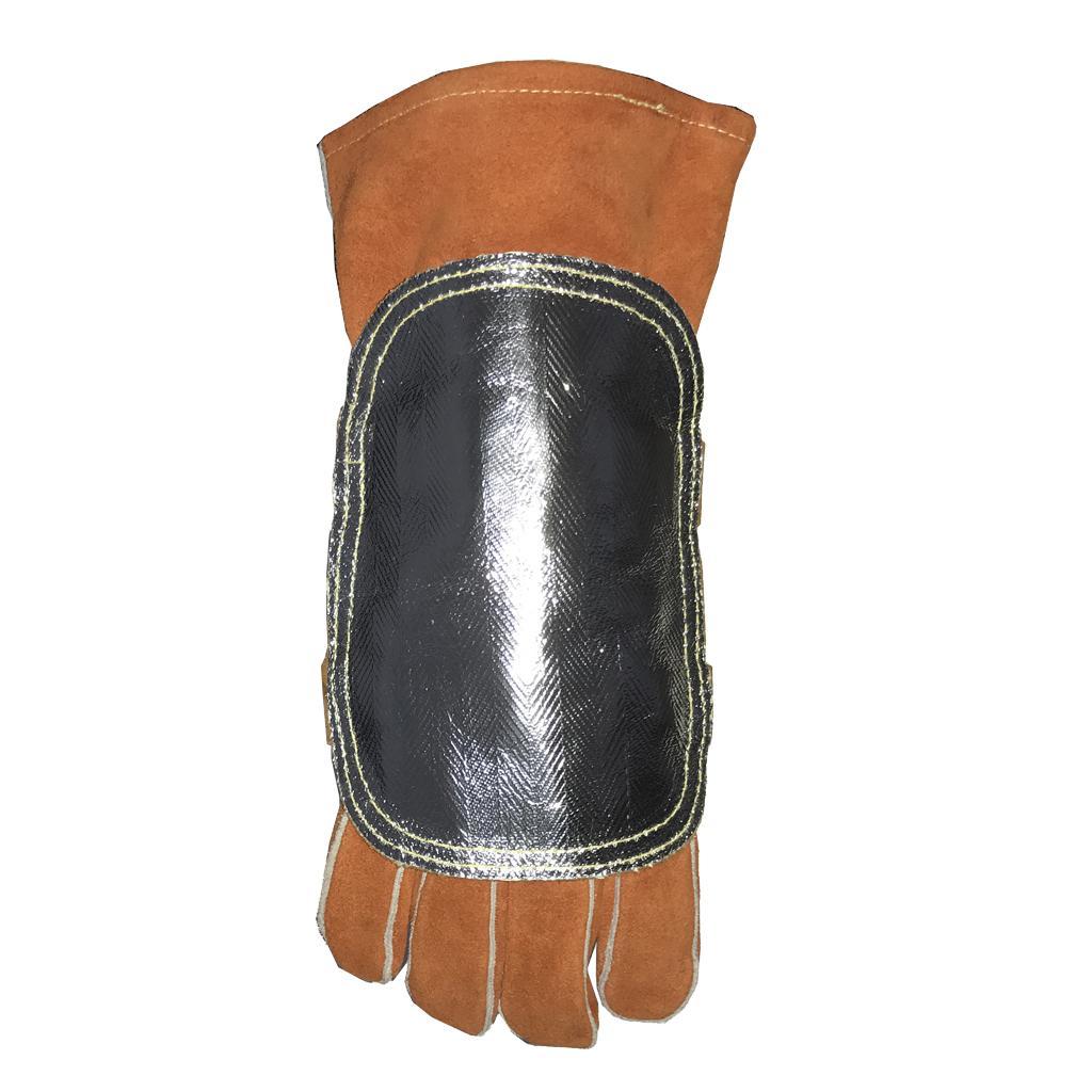 2Pcs Cowhide Leather Welding Gloves Protective Gloves Welder Hands Safety