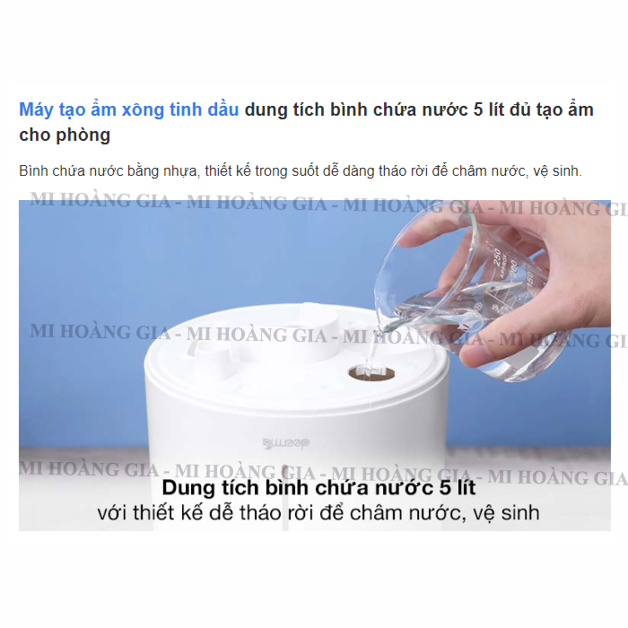 Máy phun sương tạo độ ẩm không khí Deerma DEM-F628 Hàng Chính Hãng